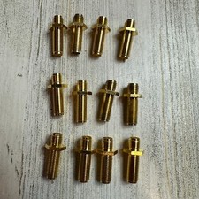 12 SMA Female to SMA Female Adapter Gold Plated