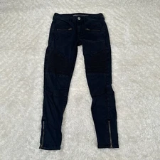 American Eagle Women's 2 Reg Black High Rise Jegging Jeans Super Soft Stretch