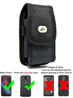Belt Case Holster for BLU Phone Blu Studio Leather / Nylon Rugged Carrying Pouch