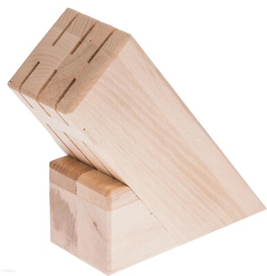 Holz Küche Messerblock für 6 Klingen Natur Ökologisch Organizer Messerständer