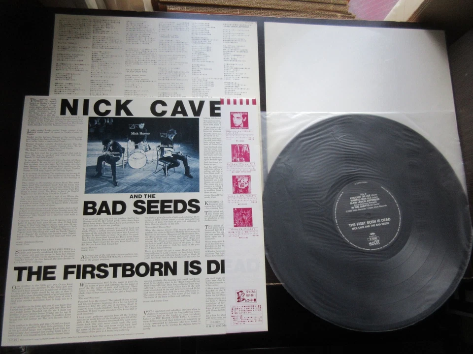 Nick Cave First Bone Is Dead Japan Vinyl LP w OBI P-13110 Neubauten Mick Harvey - Imagem 2 de 4