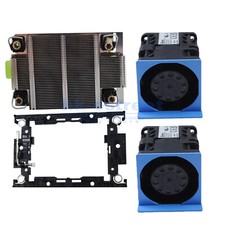 1U Heatsink with 2x High Performance Fan For Dell R450 R650XS VH8RK TYF9H