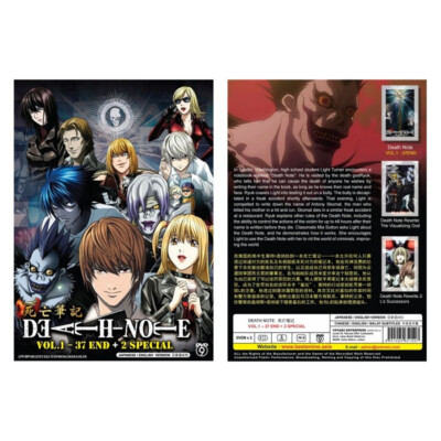 Death Note DVD Anime Vol 1–37 SP Rewrite Visions of a God