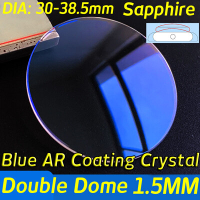 Ar Coating 30mm Sapphire Crystal Blue AR Coating Sapphire Flat