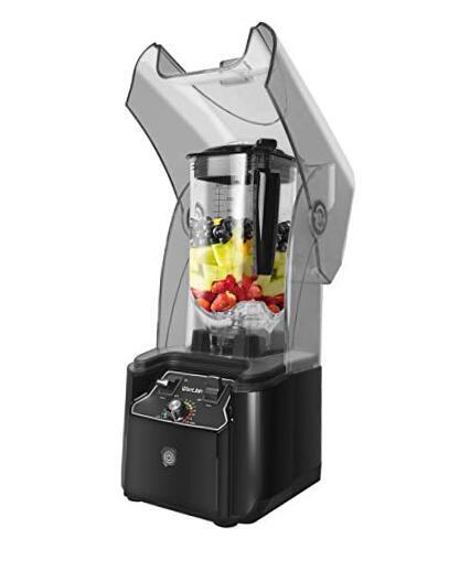 Professional Commercial Blender With Shield Quiet Sound Enclosure 2200W