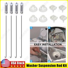 4 Pack W10780048 Washing Machine Suspension Rods Kit for Whirlpool Amana Maytag