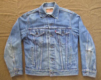 Vtg. 80s Levis Type 3 Denim Trucker Jacket 70506 0217 Size 38