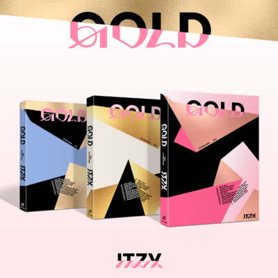 Kセット ITZY GOLD STANDARD Ver Random CD+Photobook+Photocard+Etc+Tracking