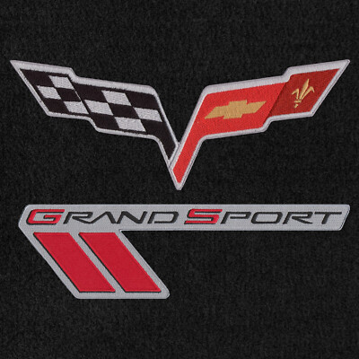 Lloyd Mats Velourtex Ebony Front Floor Mats For Corvette Grand Sport 2010-2013