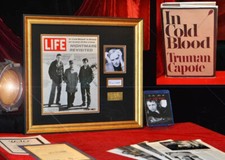 TRUMAN CAPOTE Signed Autograph, BOOK 1st, In Cold Blood, LIFE, COA, UACC, Frame