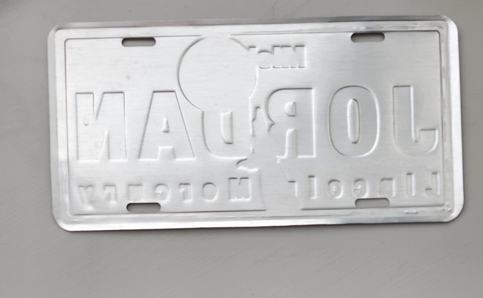 *RARO* Placa de matrícula de vehículo de tocador de coleccionista Michael Jordan Lincoln Mercury  Foto 3 de 3