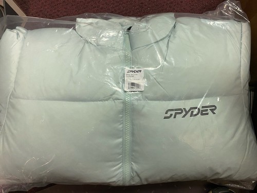 NEW Spyder WINDOM DOWN Jacket WINTERGREEN SIze L LARGE Women's RETAIL $279.99 - Picture 2 of 8