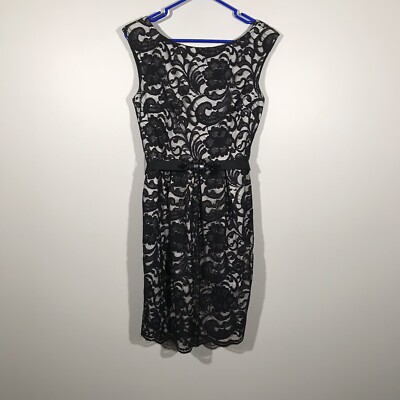 Eliza J Royal Collection Sleeveless Lace Dress With Belt Size 6 | eBay Eliza J Royal Collection Sleeveless Lace Dress With Belt Size 6 | eBay