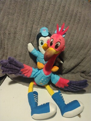 Disney Junior T.O.T.S Plush PIP FREDDY Flamingo Penguin Tots Talks Animated 20''