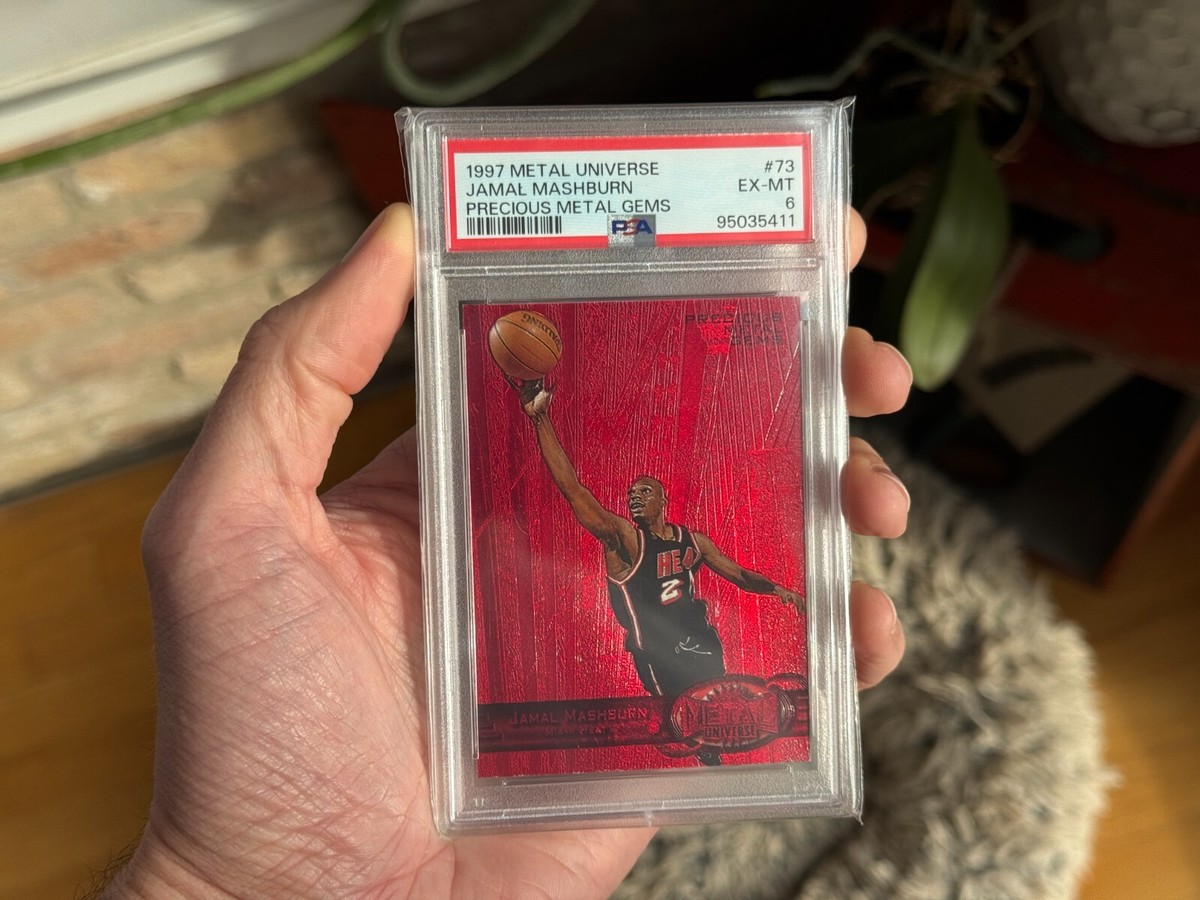 Jamal Mashburn 1997-98 Metal Universe Precious Metal Gems Red 076 