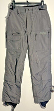 SNOWJAM Snowboard WaterProof Ski SnowBoard Pants GRAY BLACK Youth Boys Size 14