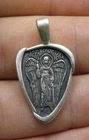 Handmade Sterling Silver Pendant Solid 925 Guardian Angel PE000734 Empress Charm