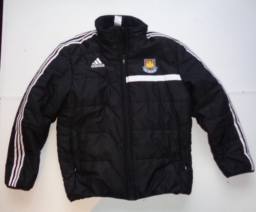 West Ham Adidas quilted puffer jacket 