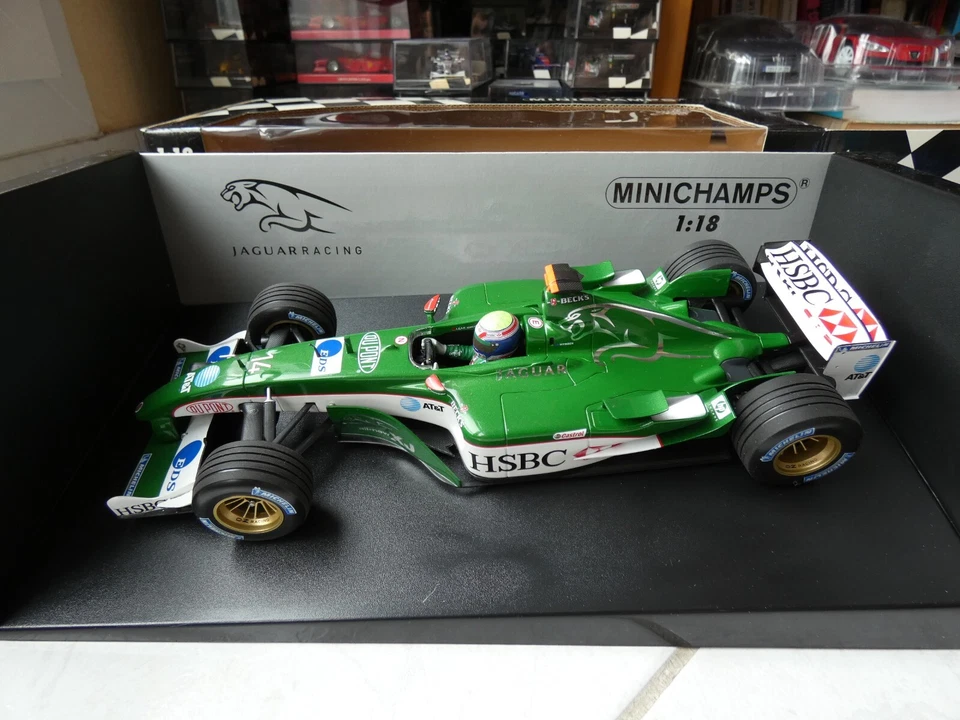 Jaguar R4 Racing Mark Webber #14 2003 1/18 Minichamps F1 Formula 1 - Immagine 2 di 3
