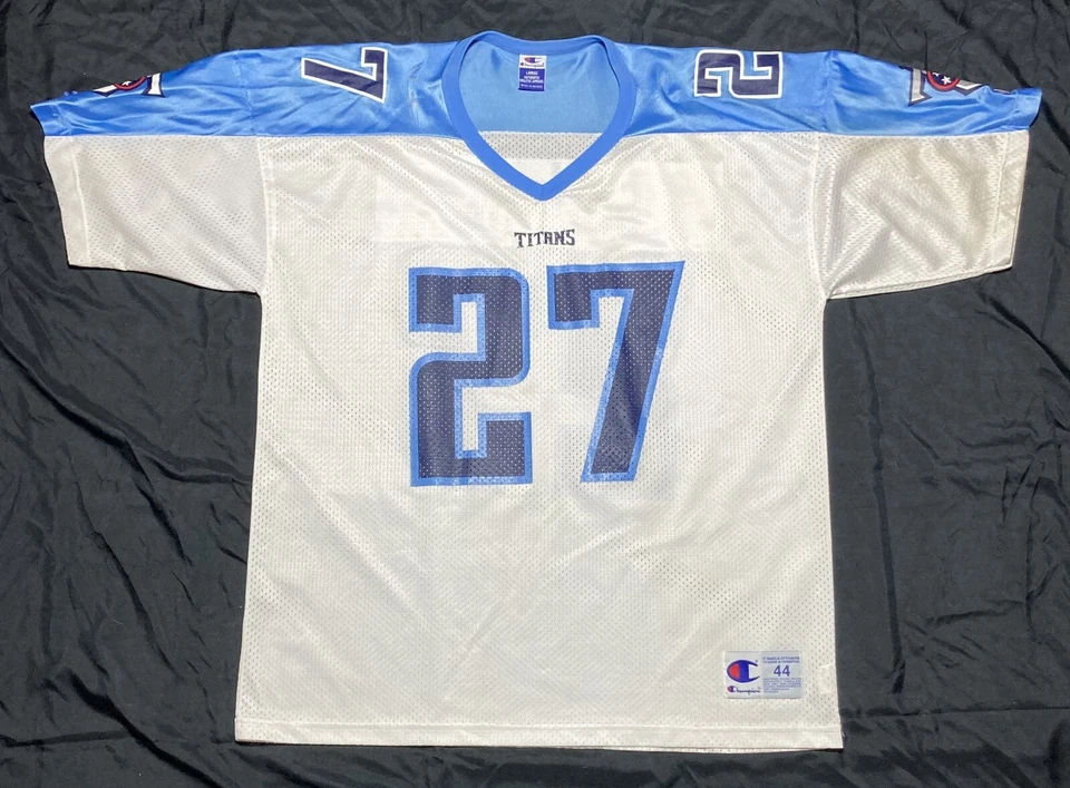 🏈复古 EDDIE GEORGE 田纳西泰坦队冠军 NFL 球衣尺寸 44🏈 — 第 2/4 张图片