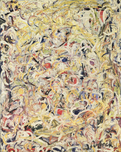 Jackson Pollock ~ Schimmernde Substanz, 1946 ~ 26"x 36" lithographisches Poster - Bild 2 von 4