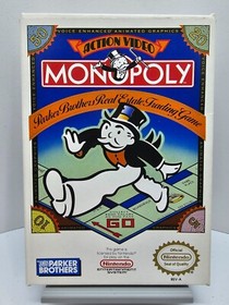 Monopoly (Nintendo Entertainment System, NES 1991) Complete in box CIB