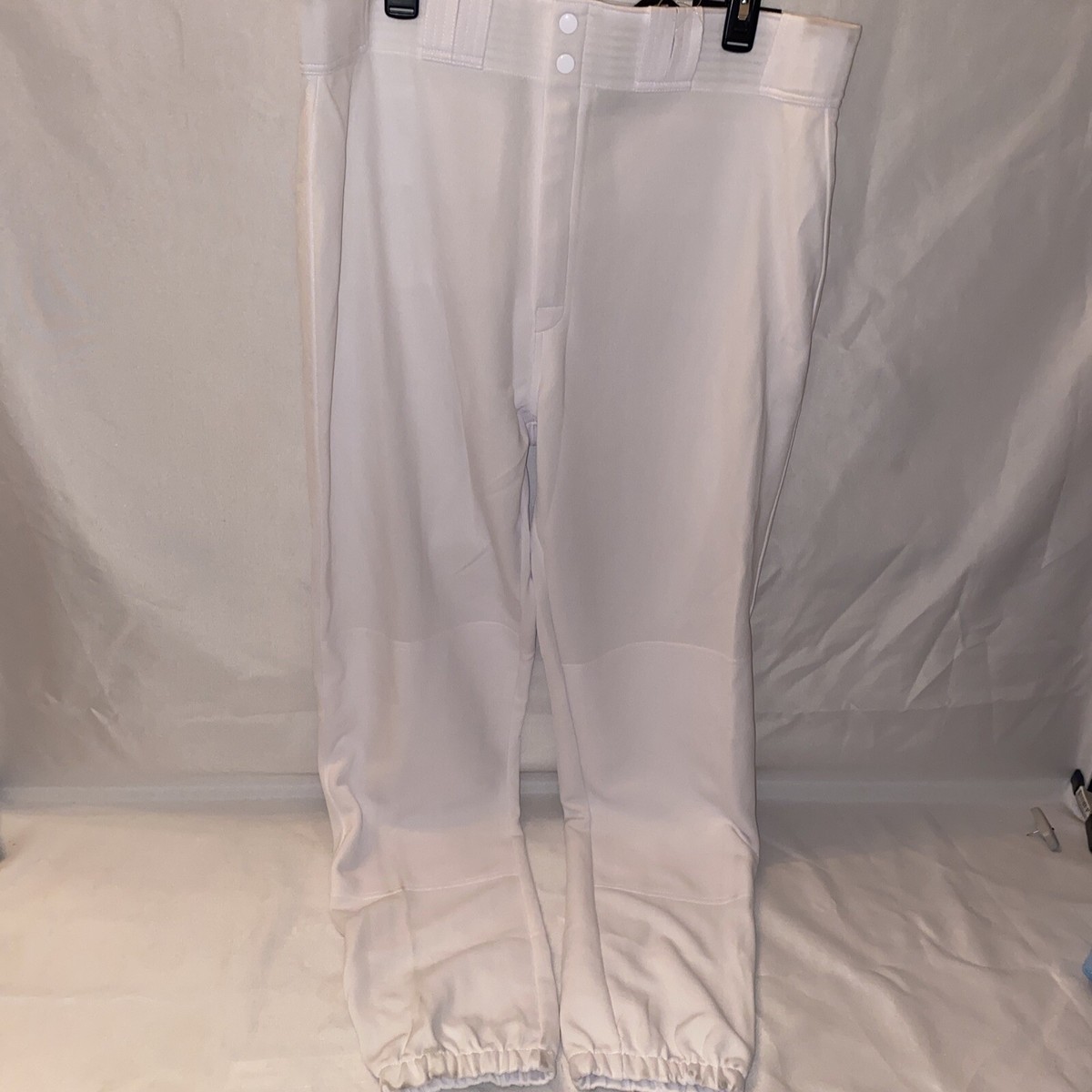 Pantalon De Baseball Easton Quantum Plus Homme – Blanc, Taille XL Avec Tuyauterie Noire