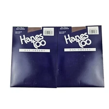 Hanes Too Day Sheers Sandalfoot Barely There Style 117 Size CD Vintage NOS