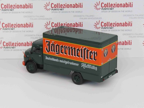 DIE-CAST CAMION TRUCK MERCEDES L911 JAGERMEISTER 1969 1:43 - TEST DE AGOSTINI - Foto 4 di 4
