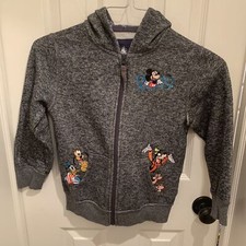 disney mickey and friends 2019 children hoodie zip up size M