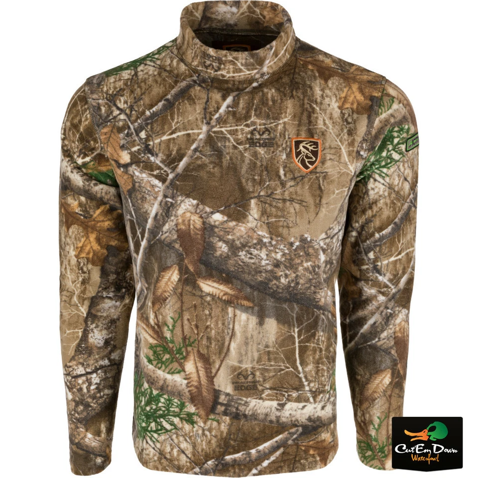 NON-TYPICAL BY DRAKE - STORM FRONT FLEECE MIDWEIGHT 4-WAY STRETCH MOCK NECK - Image 2 of 3