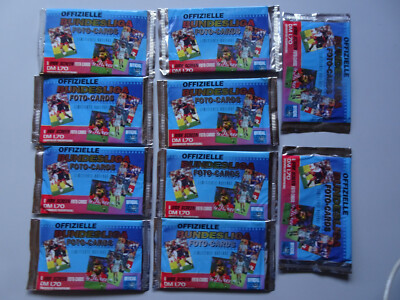 Panini Fußball Bundesliga  Foto- Cards  10 X Tüten  verschlossen
