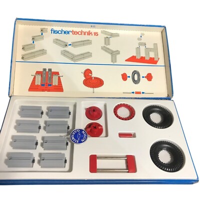FischerTechnik 15 Construction Set Stem Learning Germany 1960 Complete