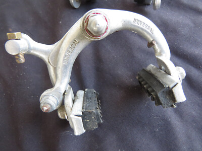 Étriers De Frein UNIVERSAL Mod. 77 Pour Vélo De Route Vintage Années 70 – Argent – Occasion