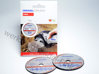 DREMEL 2x Mauerwerk Trennscheibe DSM520 für DSM20 / 2615651521