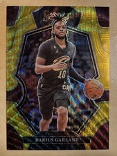 2022-23 Panini Select Darius Garland Premier Level #106 Gold Wave /10 Cavaliers