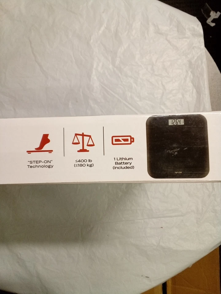 Batería de litio TAYLOR Digital Scale (NEGRO) incluida Foto 3 de 4
