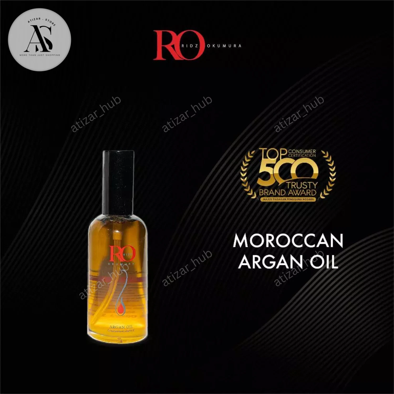ROP Moroccan Argan Oil 100ml Hair Treatment Moisturizing Shine Repair