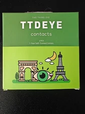 TTDEYE 1 Year Contacts Iris Brown-Green New In Box Sealed Expires January 2027