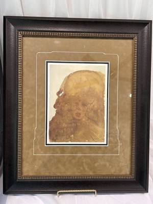 Signed 1964 Salvador Dali Lithograph from Biblica Sacra Series Authenticated