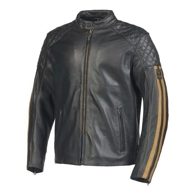 Triumph Motorbike/Motorcycle Leather Jacket In Cowhide/ 5 Protections/ All Sizes - Image 2 of 3