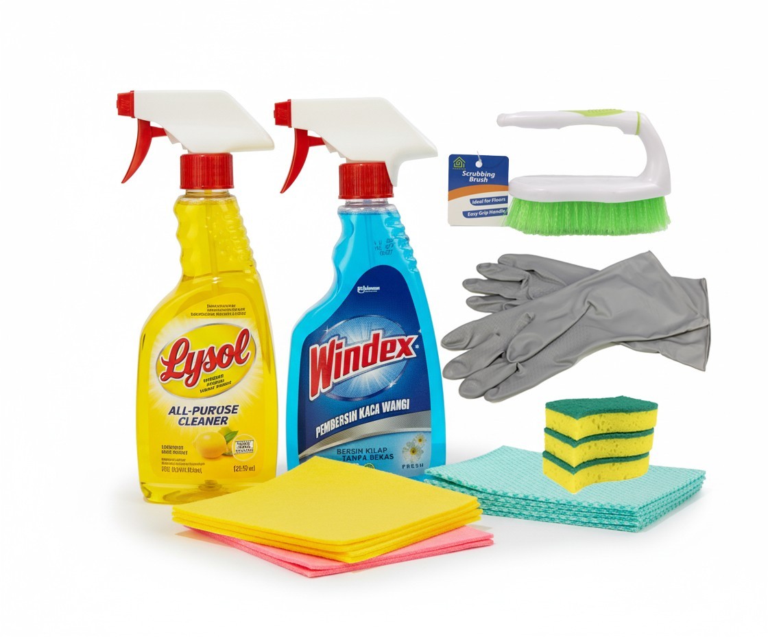 Household cleaning supplies bundle lot