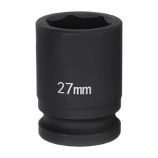 6-point Impact Socket 34 Drive 27mm Metric 40cr Impact Socket