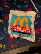 McDonald  s Cactus Plant Flea Market Adult Happy Meal Toy Sealed. Hamburglar