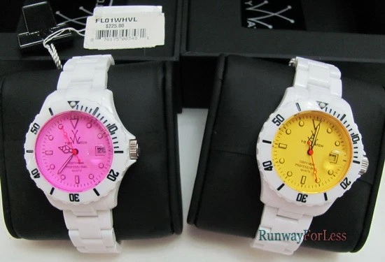 TOYWATCH ITALIAN LADIES PLASTERAMIC WATCH FL01WHVL for sale  display picture 2