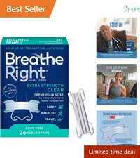 Nasal Strips Extra Strength Clear Snoring Relief Sinus Congestion Use