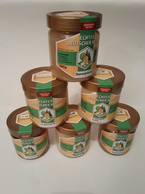 SixPäck Sortiment-6x 500 g Echter Deutscher Bienen Honig direkt  vom Imker