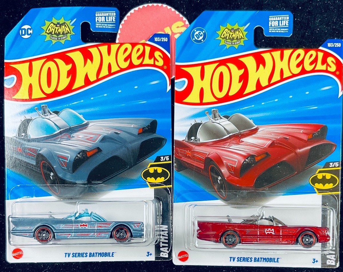 Hot Wheels バットマン リミテッドエディション 2025 Hot Wheels 3/5 Batman Blue & Red TV Series Batmobile Lincoln