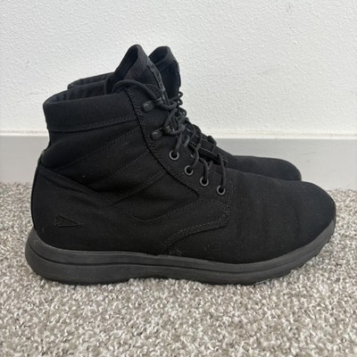 GORUCK Jedburgh Boots Mens 10.5 Black Canvas Hiking Rucking Unisex Womens 12.5