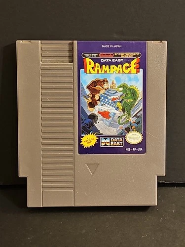Rampage Nintendo NES Cartridge